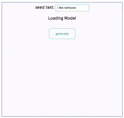 Example of LSTM Text Generation